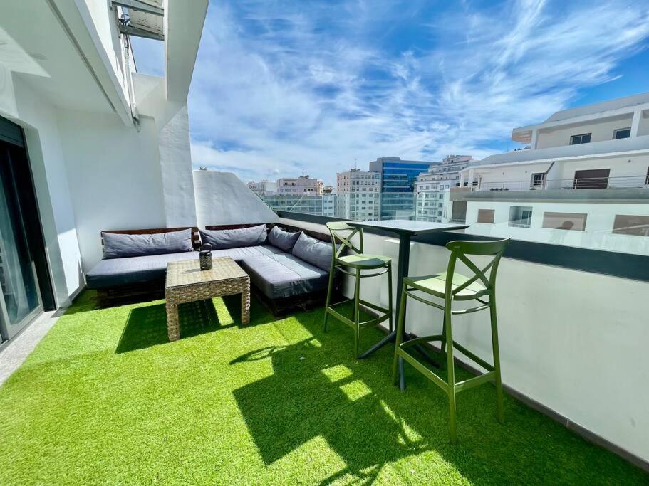 Beachside - Downtown Terrace & Appartement Tanger